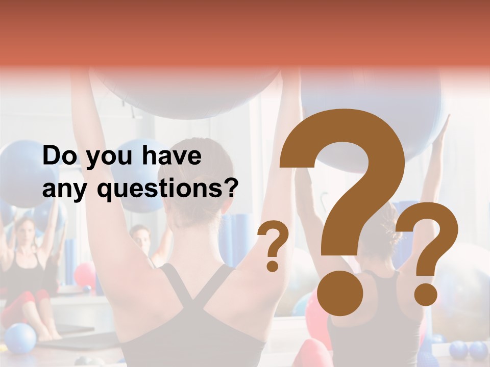 Concentration Sports Bodybuilding PowerPoint Template