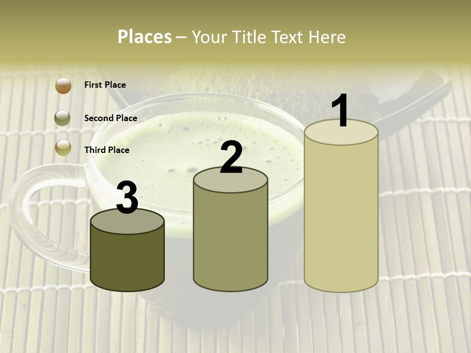 White Nutrition Powder PowerPoint Template