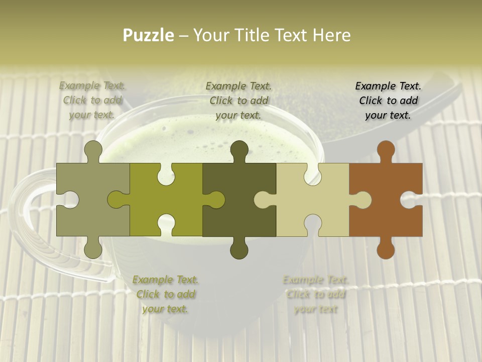 White Nutrition Powder PowerPoint Template