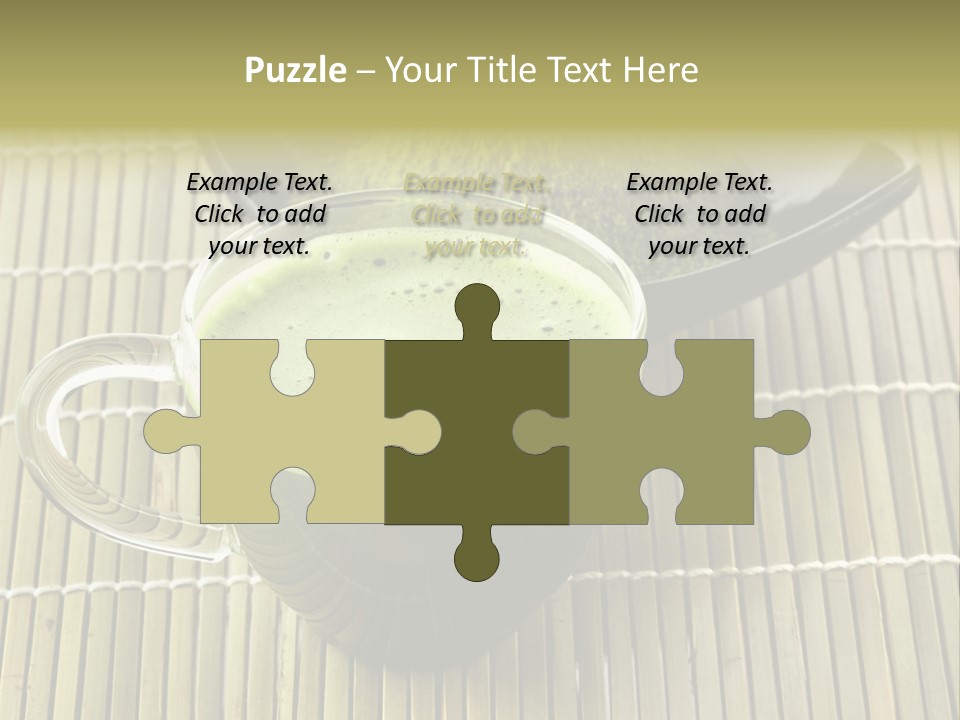 White Nutrition Powder PowerPoint Template