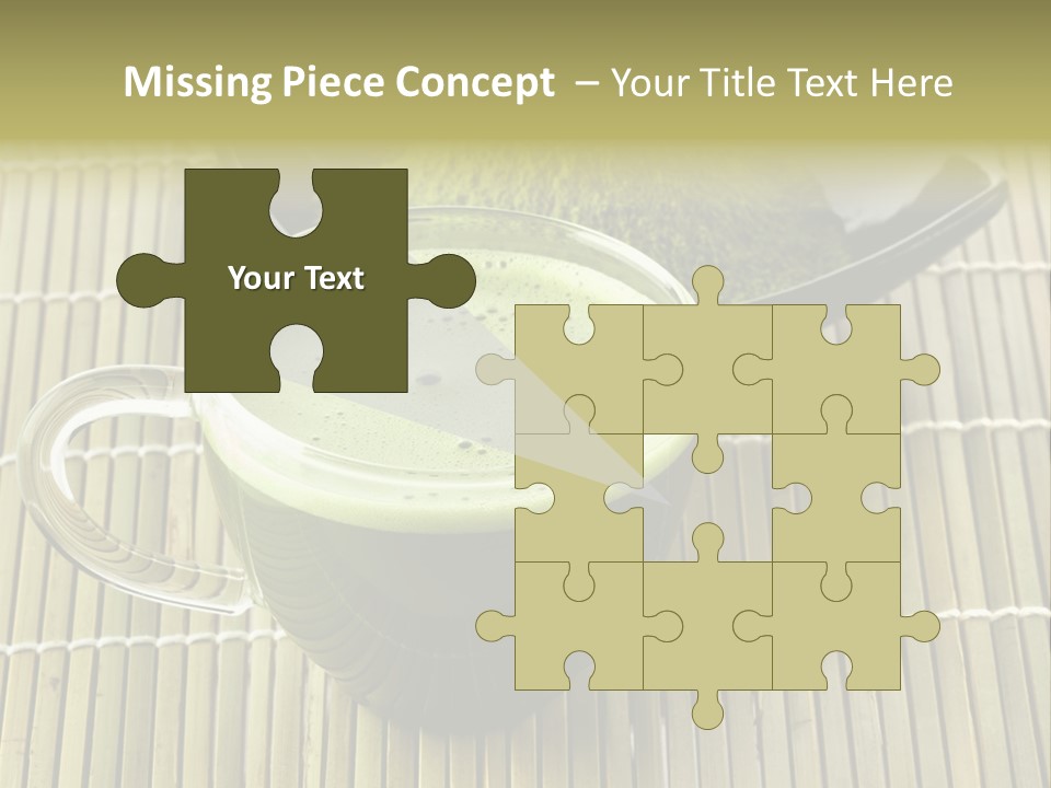 White Nutrition Powder PowerPoint Template