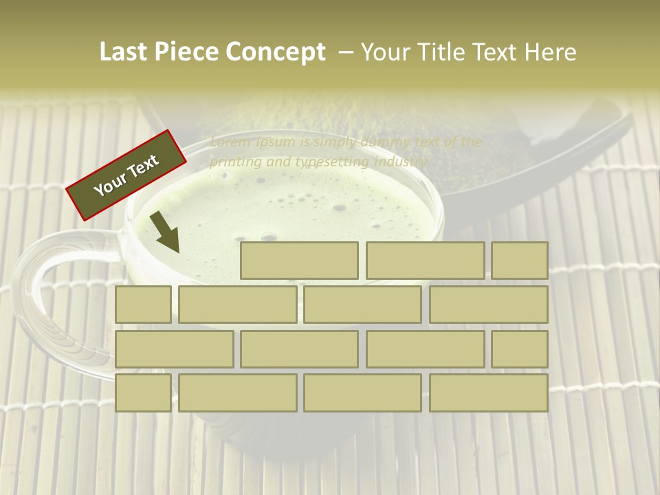 White Nutrition Powder PowerPoint Template