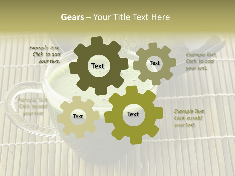 White Nutrition Powder PowerPoint Template