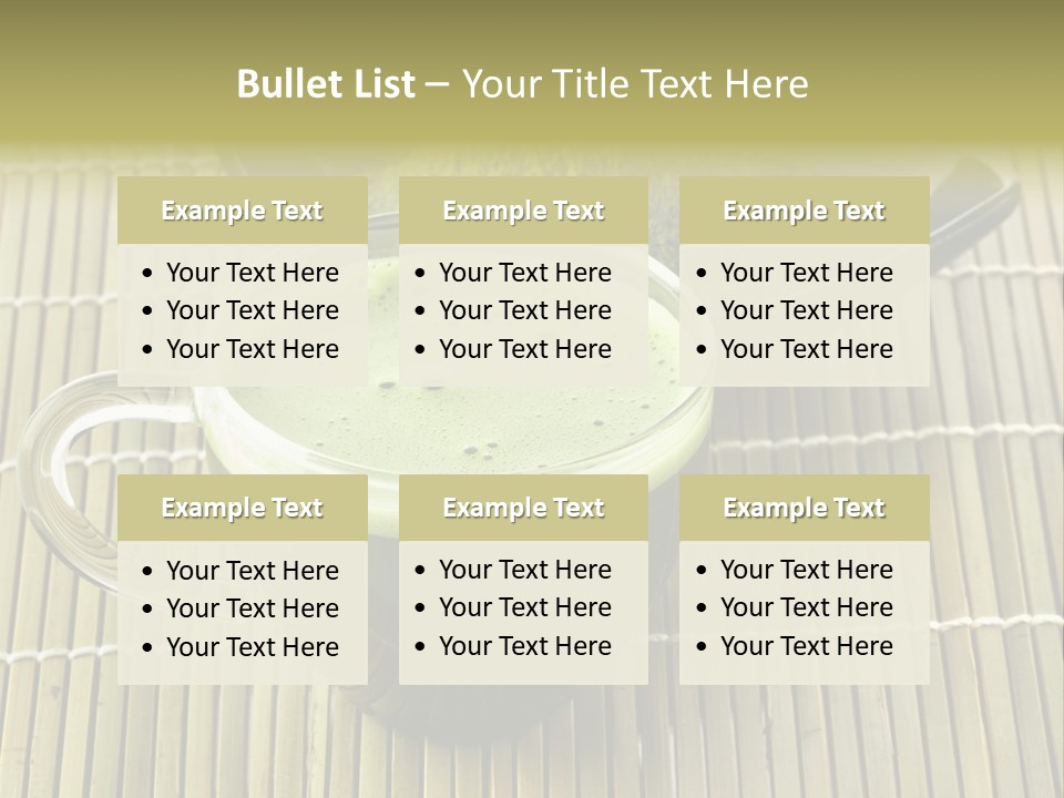 White Nutrition Powder PowerPoint Template