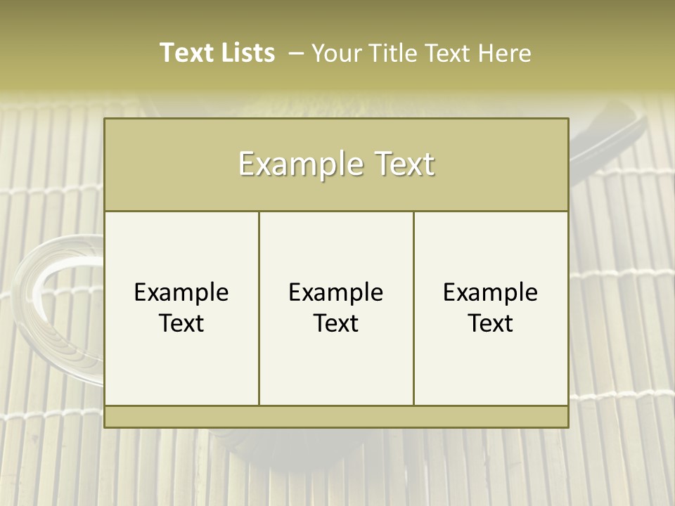 White Nutrition Powder PowerPoint Template