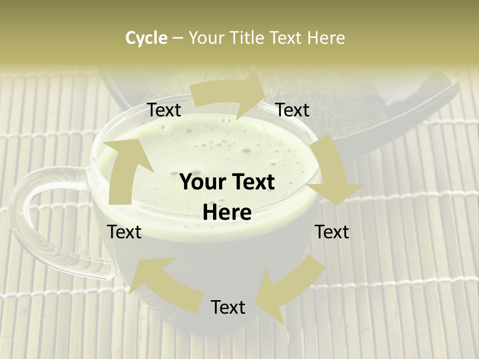 White Nutrition Powder PowerPoint Template