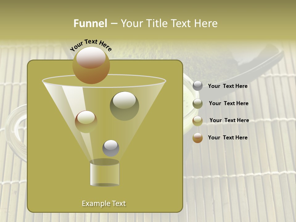 White Nutrition Powder PowerPoint Template