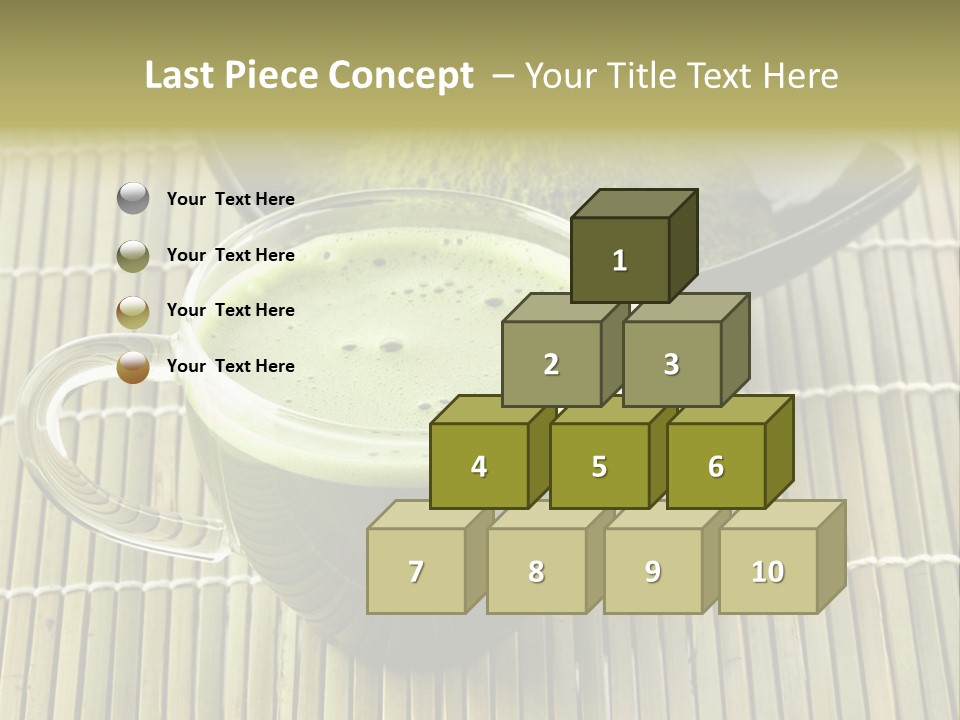 White Nutrition Powder PowerPoint Template