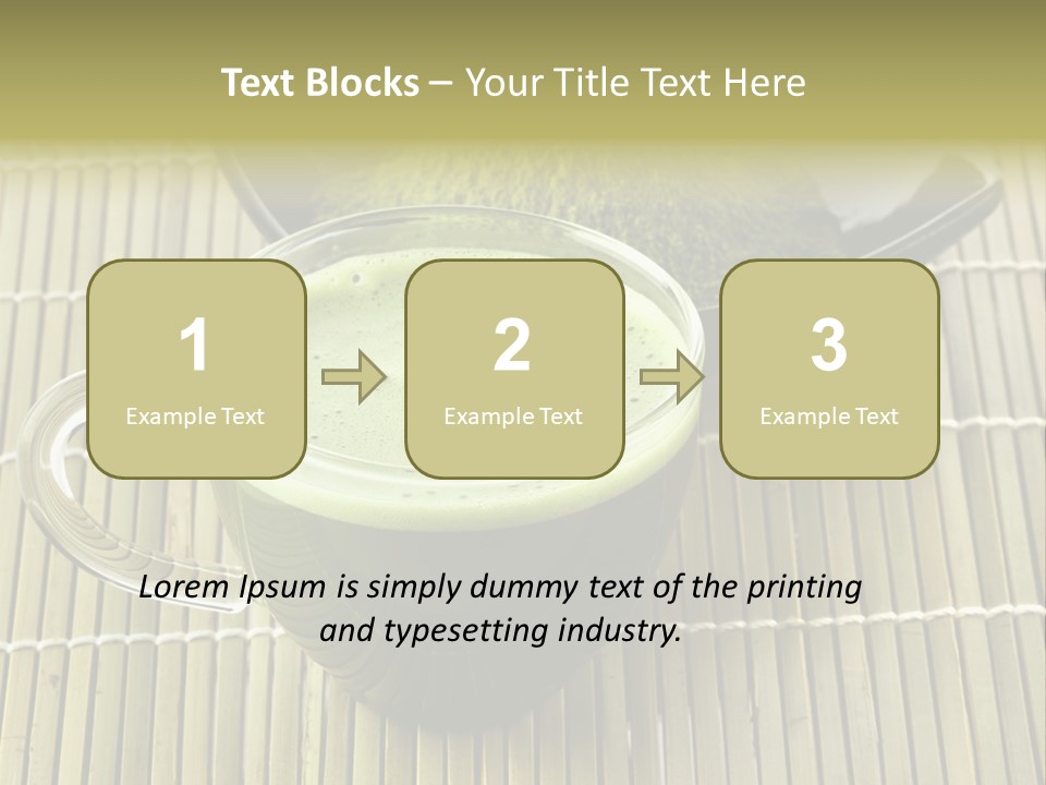 White Nutrition Powder PowerPoint Template