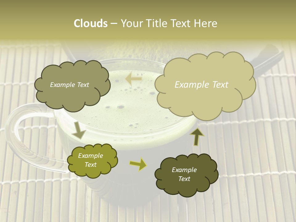 White Nutrition Powder PowerPoint Template