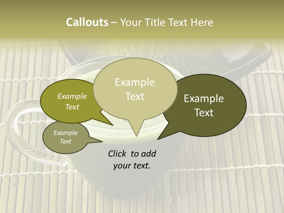 White Nutrition Powder PowerPoint Template