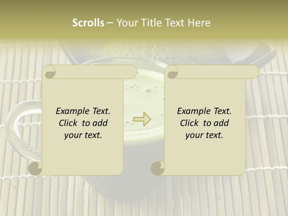 White Nutrition Powder PowerPoint Template