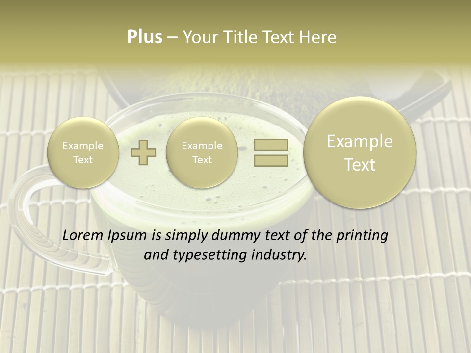 White Nutrition Powder PowerPoint Template