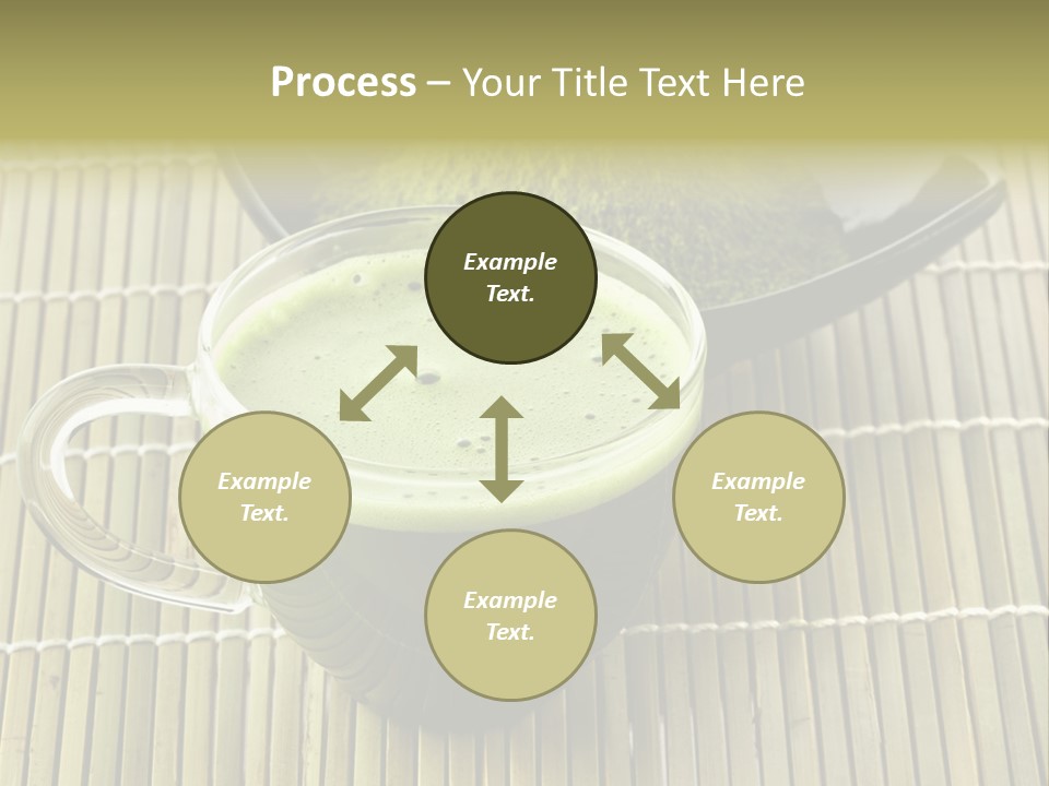 White Nutrition Powder PowerPoint Template