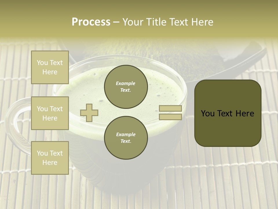 White Nutrition Powder PowerPoint Template