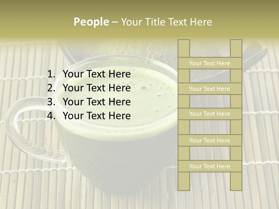 White Nutrition Powder PowerPoint Template