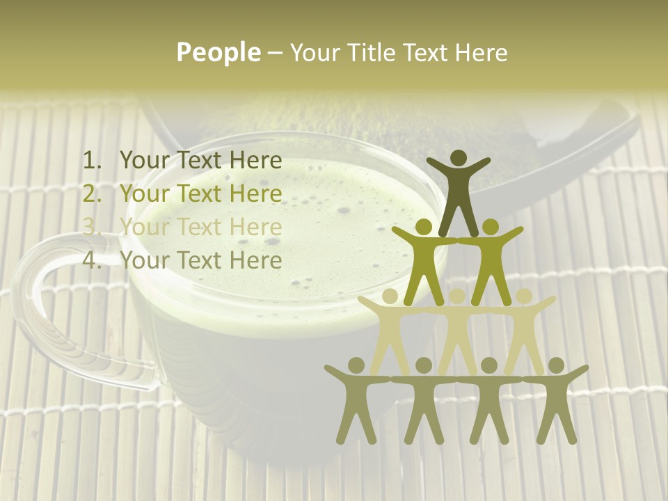 White Nutrition Powder PowerPoint Template