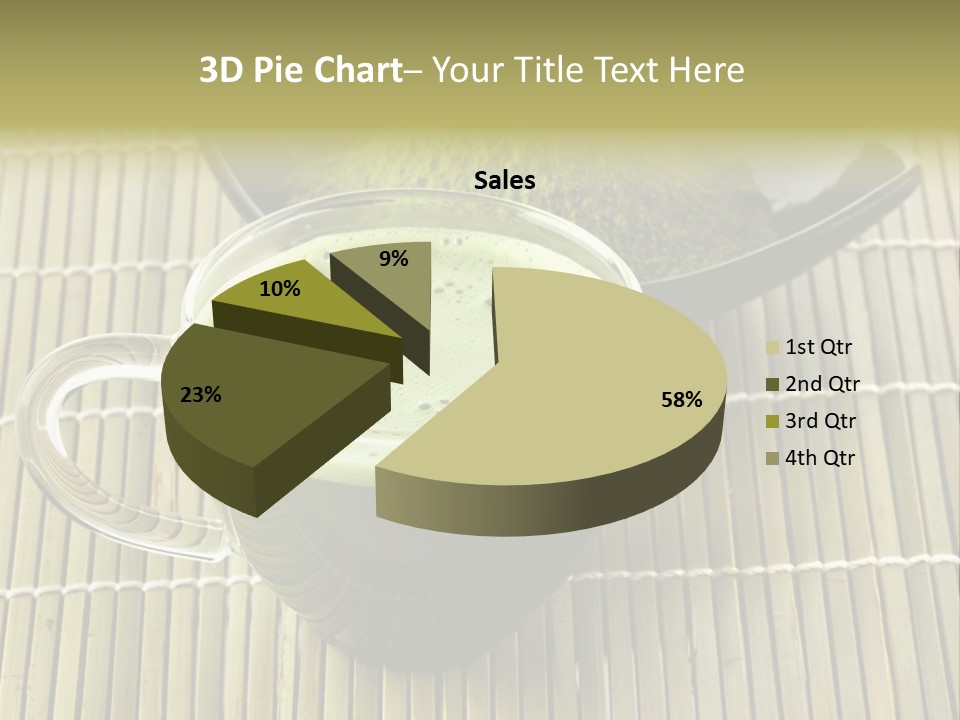 White Nutrition Powder PowerPoint Template