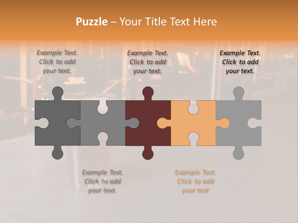 Object Cutout Craft PowerPoint Template