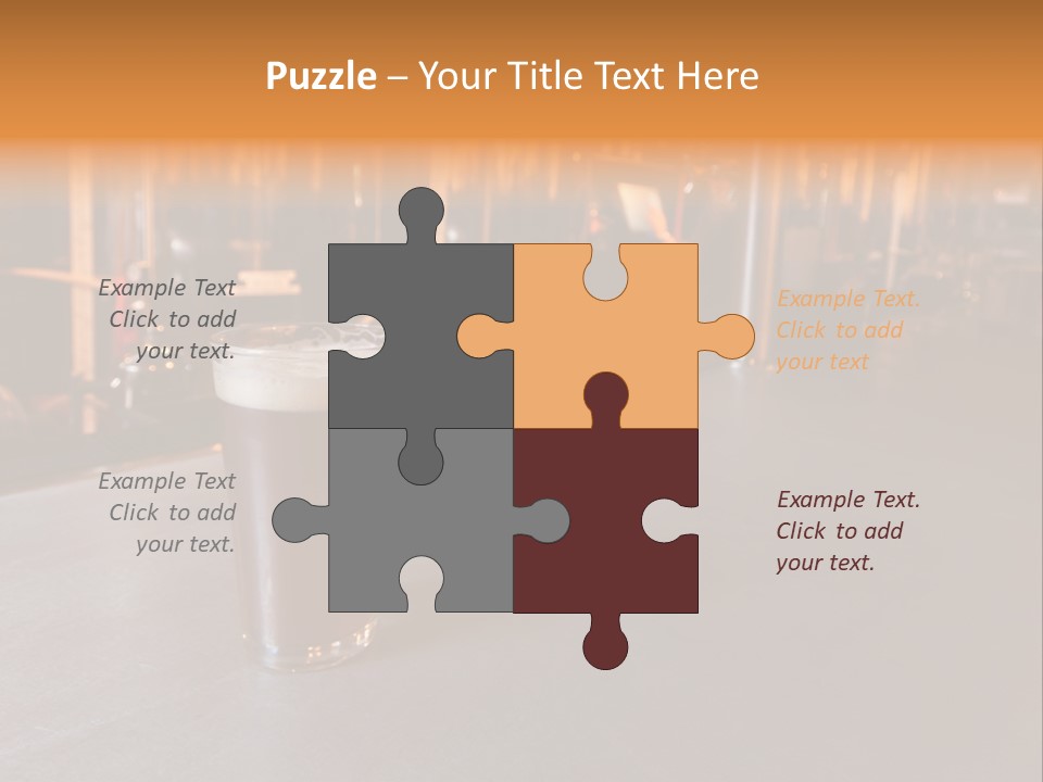 Object Cutout Craft PowerPoint Template