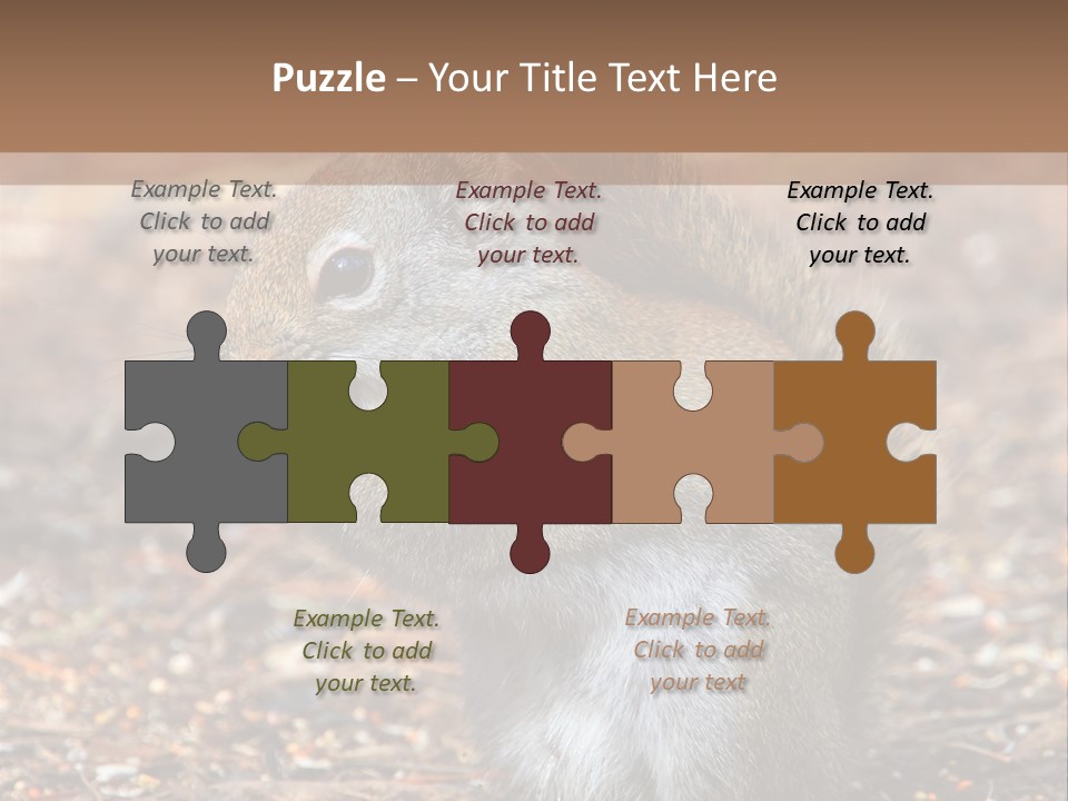Wildlife Wood One PowerPoint Template