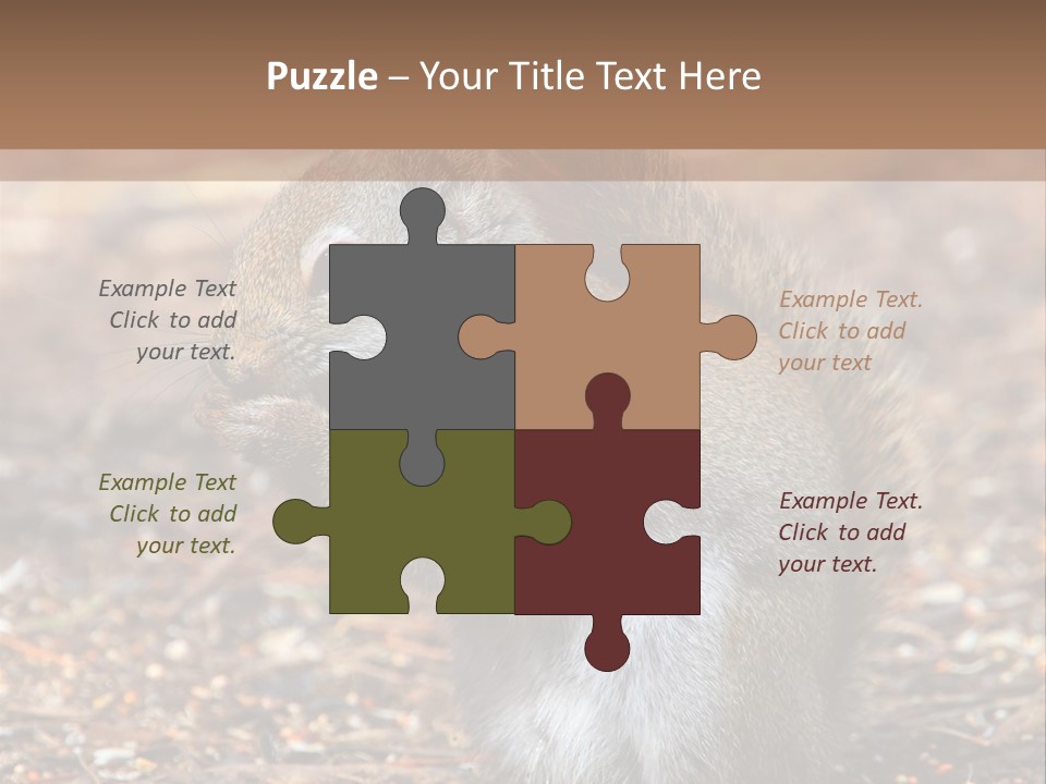 Wildlife Wood One PowerPoint Template