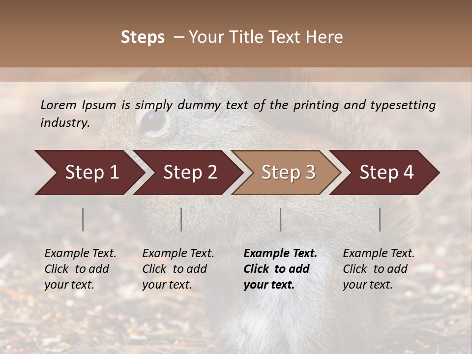 Wildlife Wood One PowerPoint Template