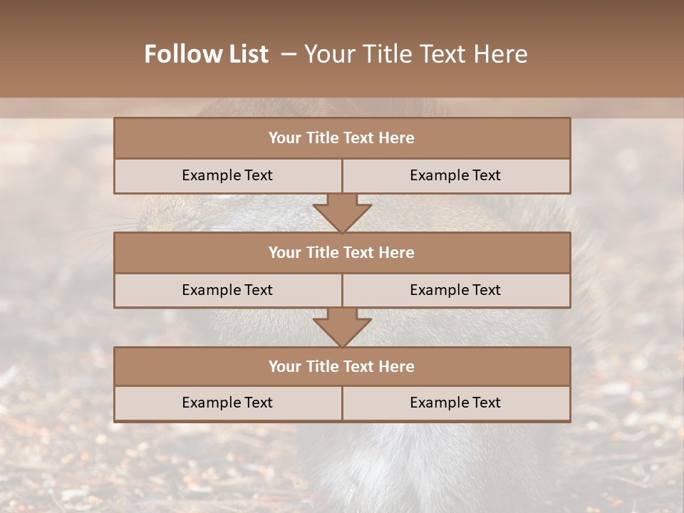 Wildlife Wood One PowerPoint Template
