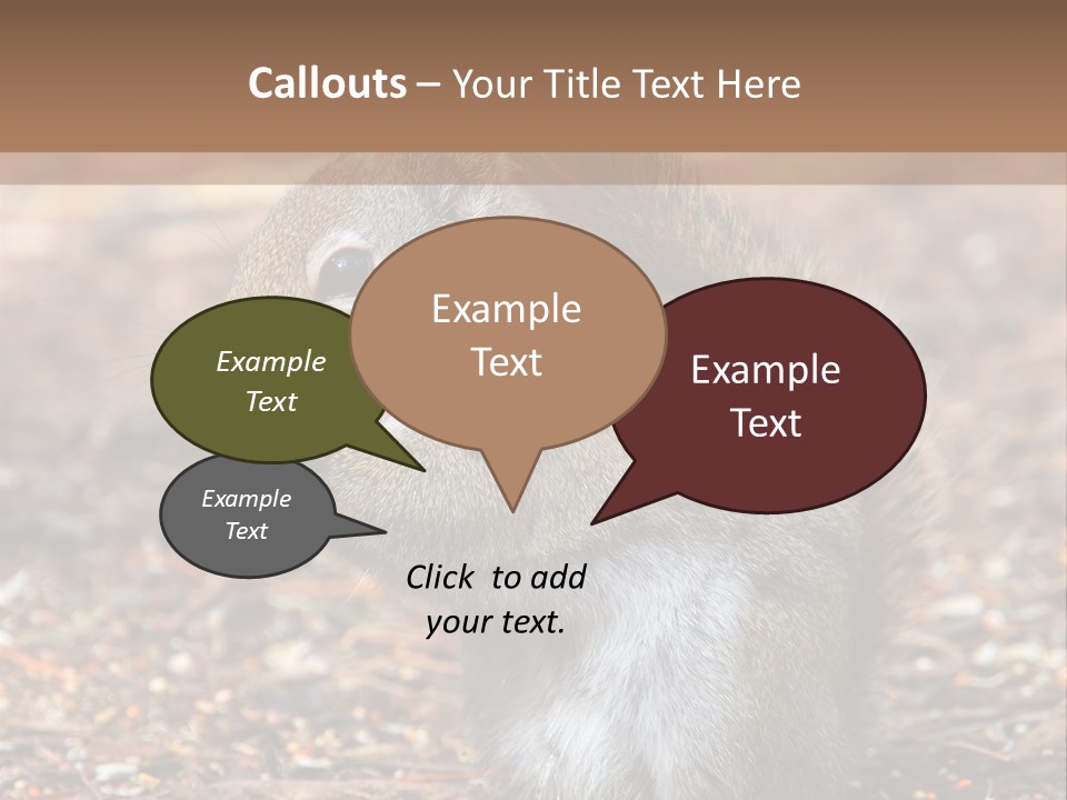 Wildlife Wood One PowerPoint Template