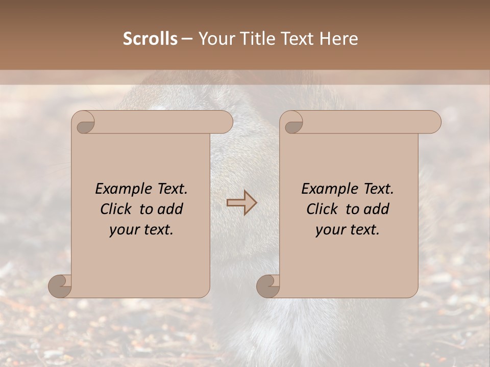 Wildlife Wood One PowerPoint Template