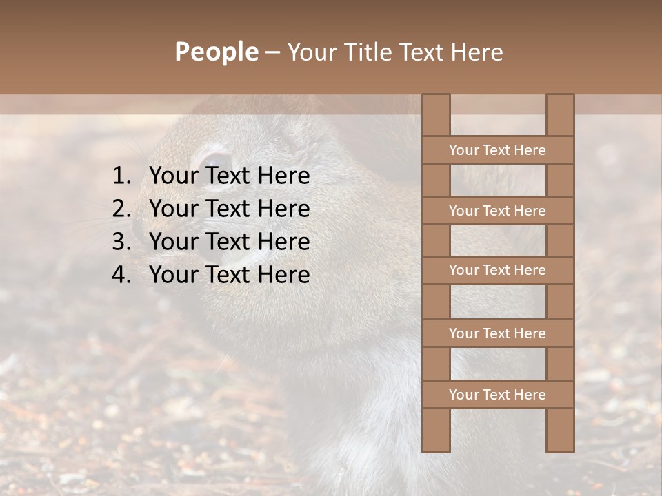Wildlife Wood One PowerPoint Template