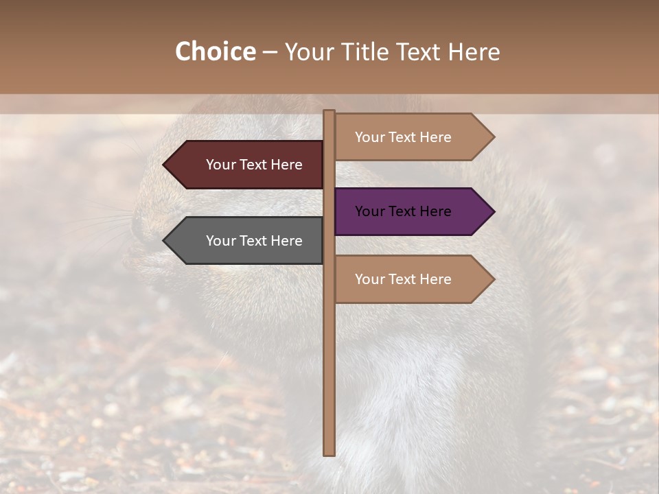 Wildlife Wood One PowerPoint Template