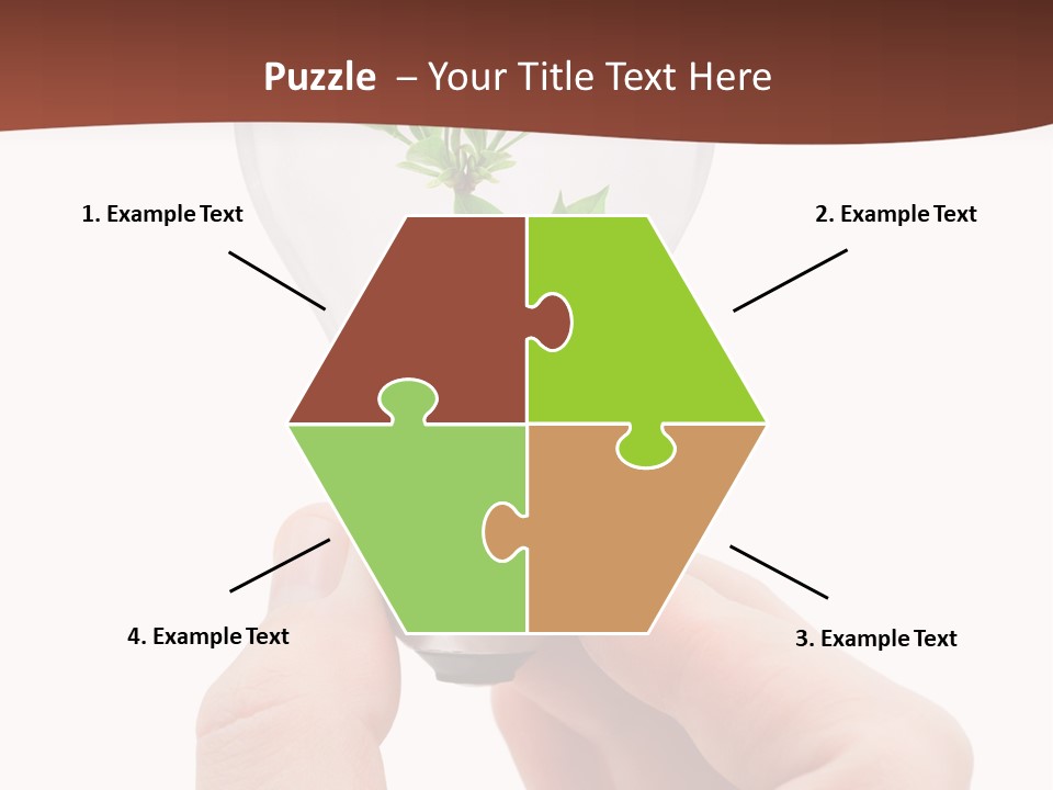 Plant Background Solution PowerPoint Template