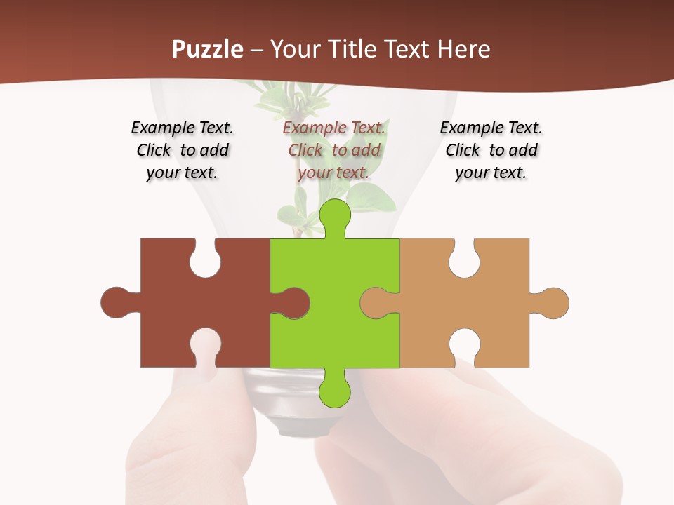 Plant Background Solution PowerPoint Template