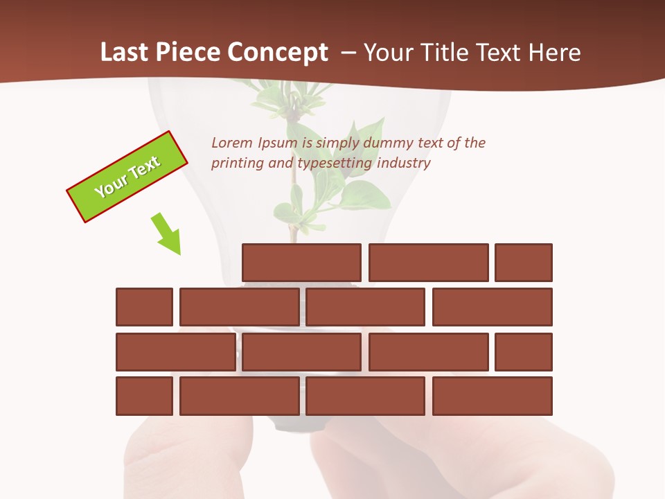 Plant Background Solution PowerPoint Template