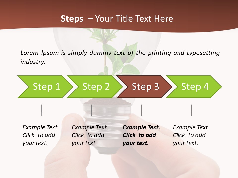 Plant Background Solution PowerPoint Template