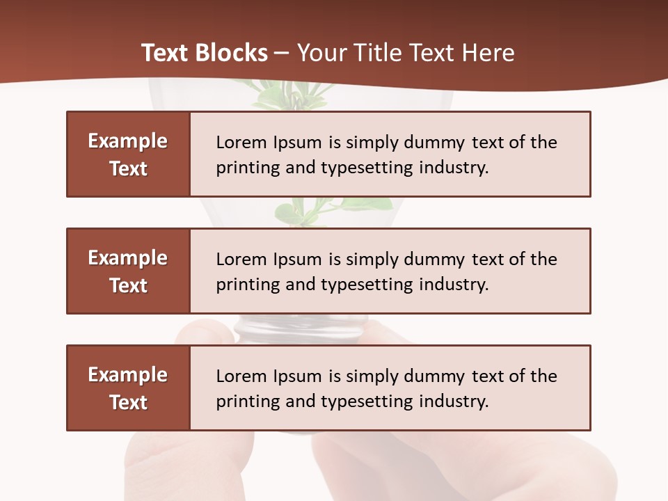 Plant Background Solution PowerPoint Template