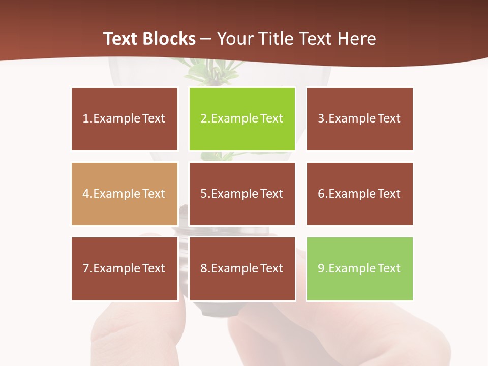 Plant Background Solution PowerPoint Template