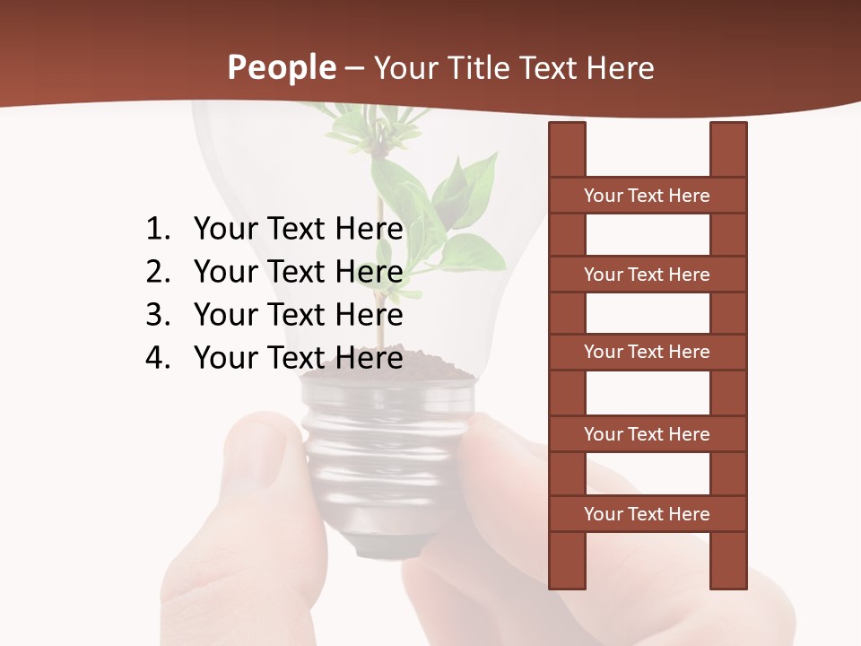 Plant Background Solution PowerPoint Template