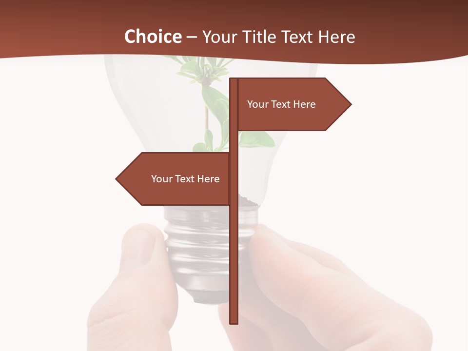 Plant Background Solution PowerPoint Template