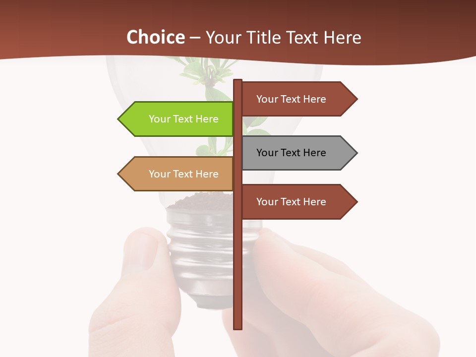 Plant Background Solution PowerPoint Template