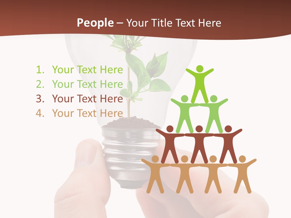 Plant Background Solution PowerPoint Template