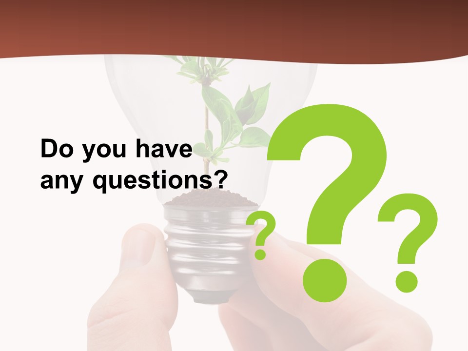 Plant Background Solution PowerPoint Template