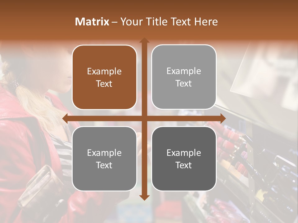 Makeup Face Urban PowerPoint Template