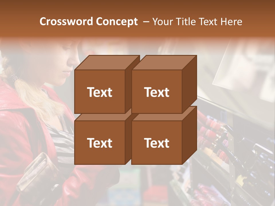 Makeup Face Urban PowerPoint Template