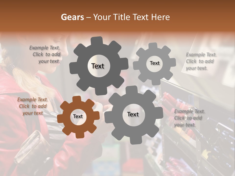 Makeup Face Urban PowerPoint Template