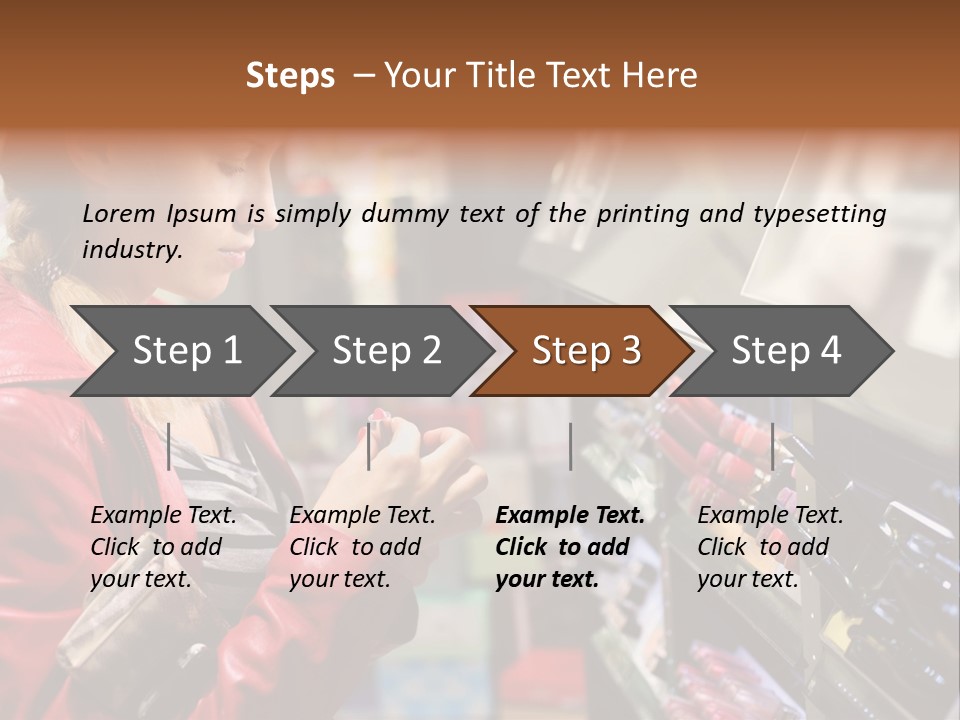 Makeup Face Urban PowerPoint Template