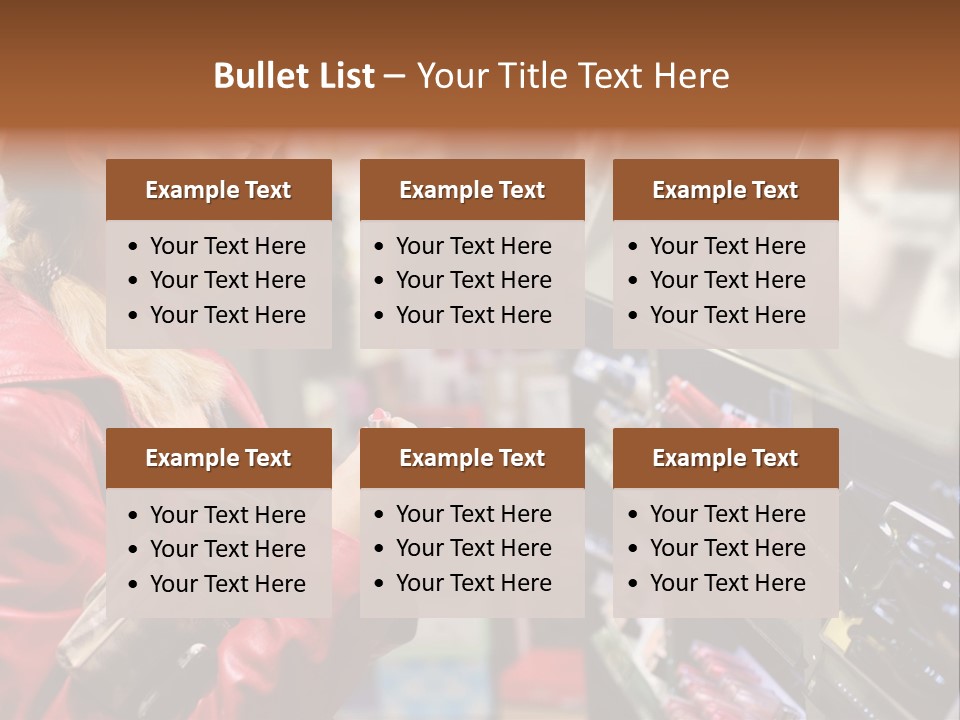 Makeup Face Urban PowerPoint Template