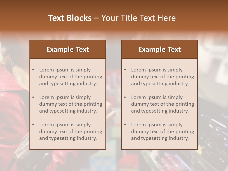 Makeup Face Urban PowerPoint Template