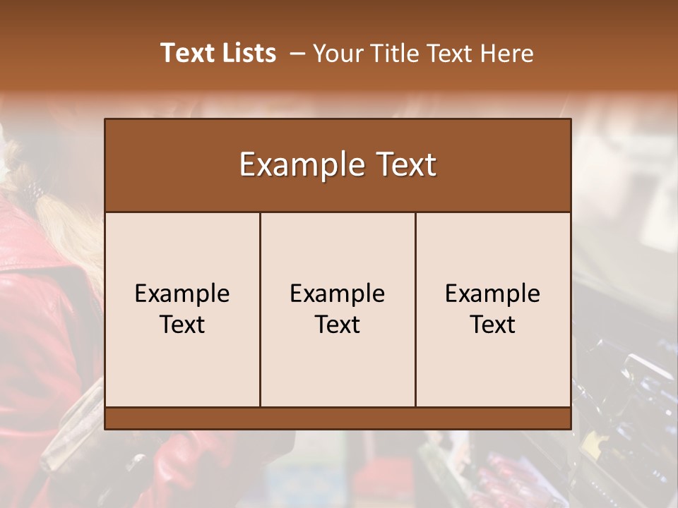 Makeup Face Urban PowerPoint Template